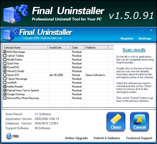 Final Uninstaller v1.5.0.91